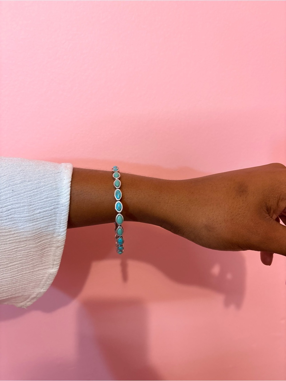 Silver Turquoise Bracelet